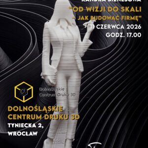 Trzecie kameralne spotkanie Twój Biznes dla przedsiębiorców +randka biznesowa - 11 czerwca 2026 | Dolnośląskie Centrum Druku 3D ul. Tyniecka 2 Wrocław